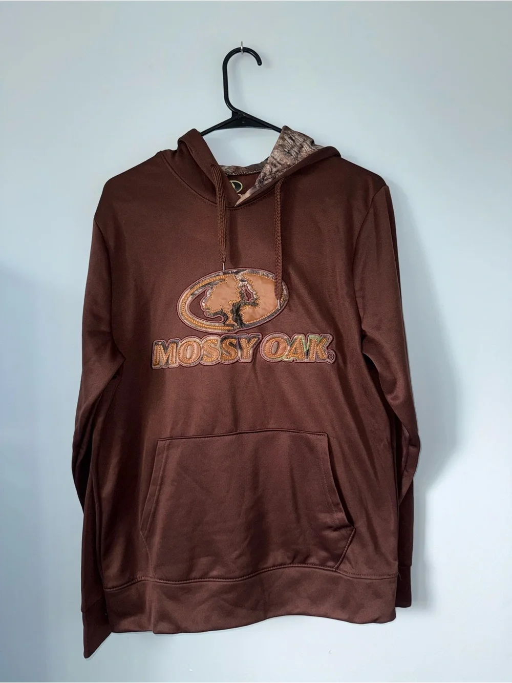 Mossy Oak Brown Logo Pullover Hoodie